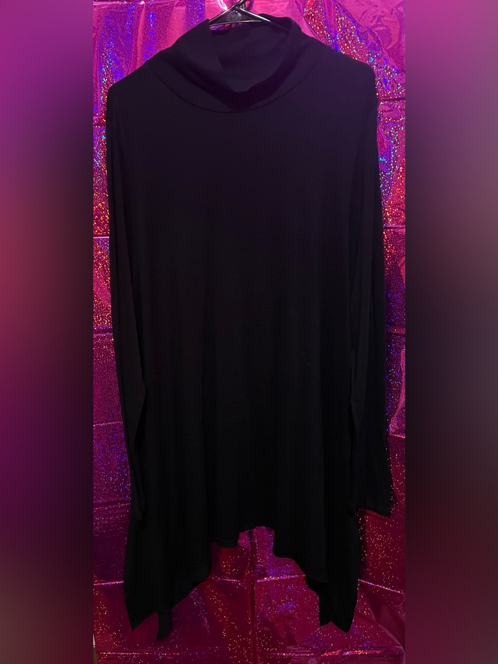 Torrid Black Long Sleeve Crop Turtleneck Sweater